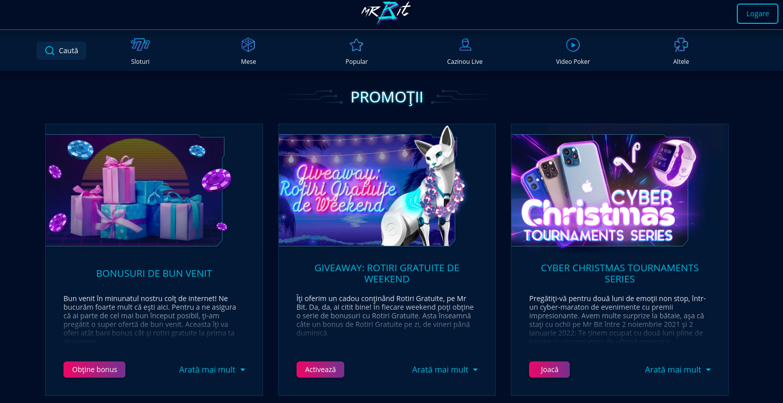 mr bit casino bonuses